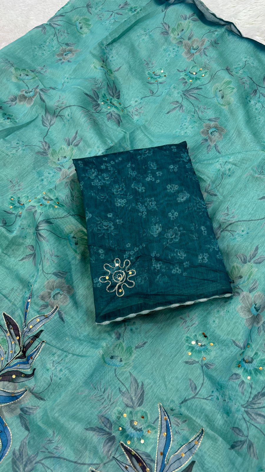 Digital Handpicked, Sequence Work Saree Vol.3