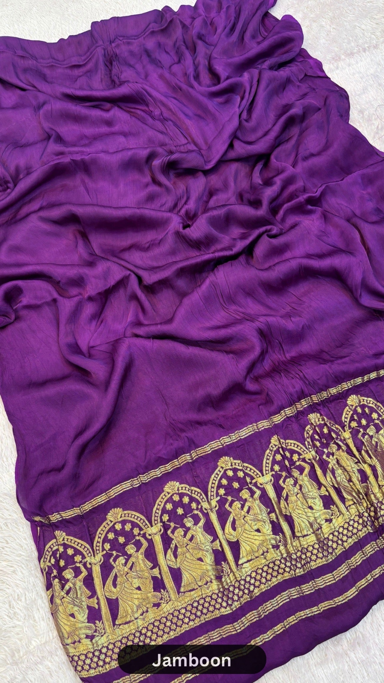 Plain Model Silk Saree (Never a Old Fashion) Jamboon