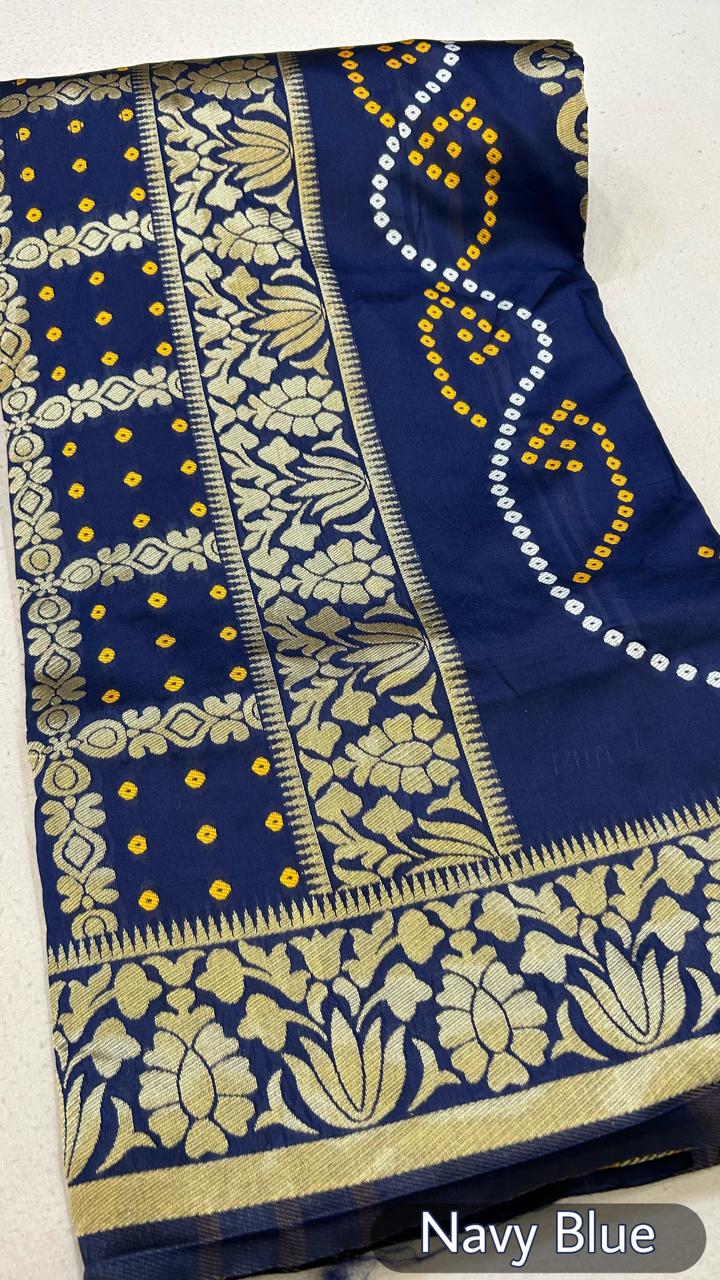 Banarasi Bandhani Saree