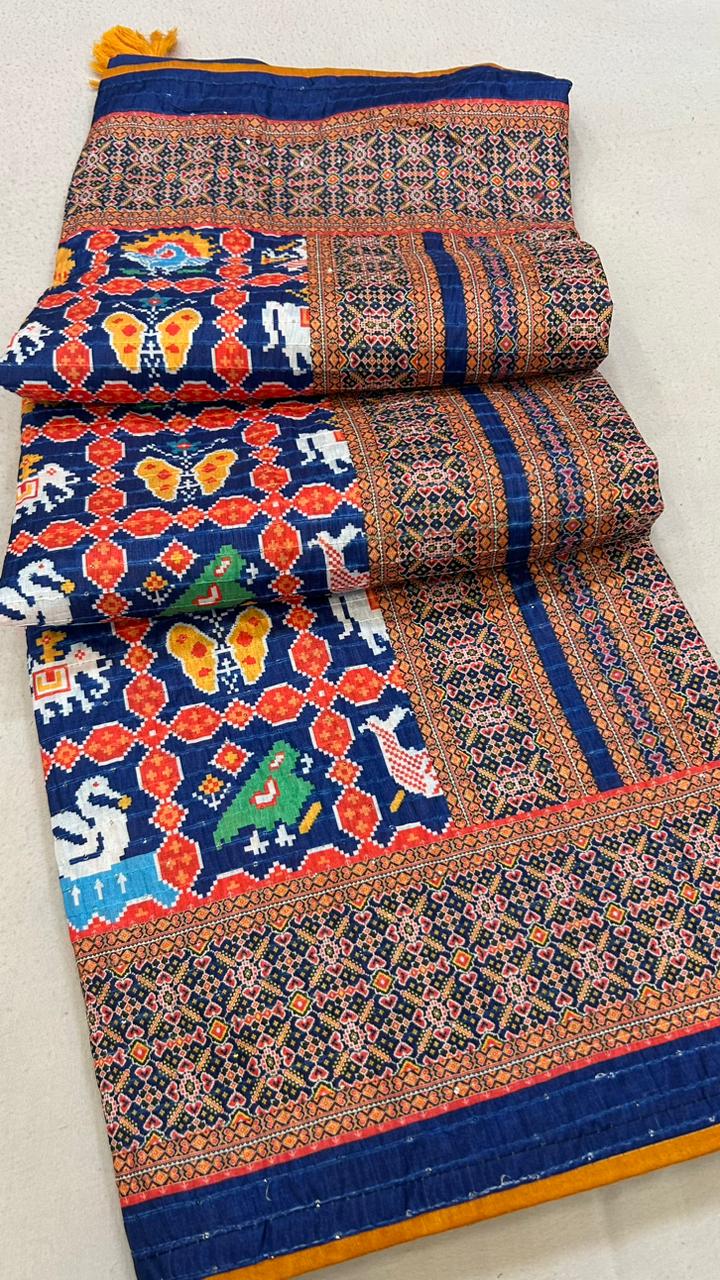 Digital Patan Patola Saree is