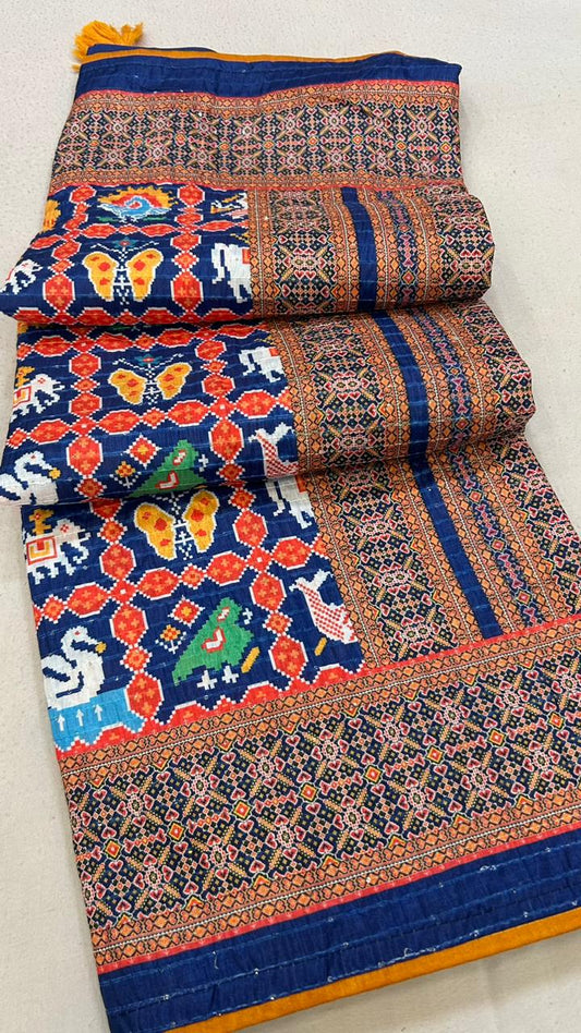 Digital Patan Patola Saree is
