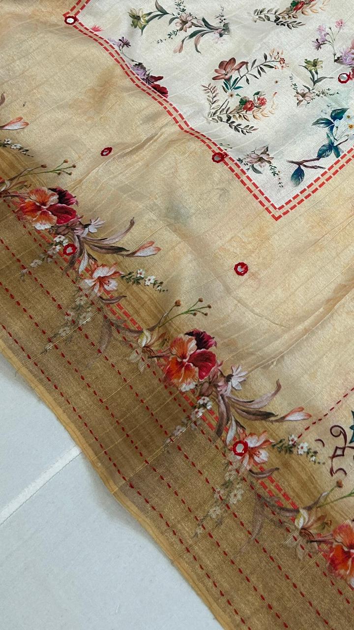 Katha Work Designer Saree (Vol.1)