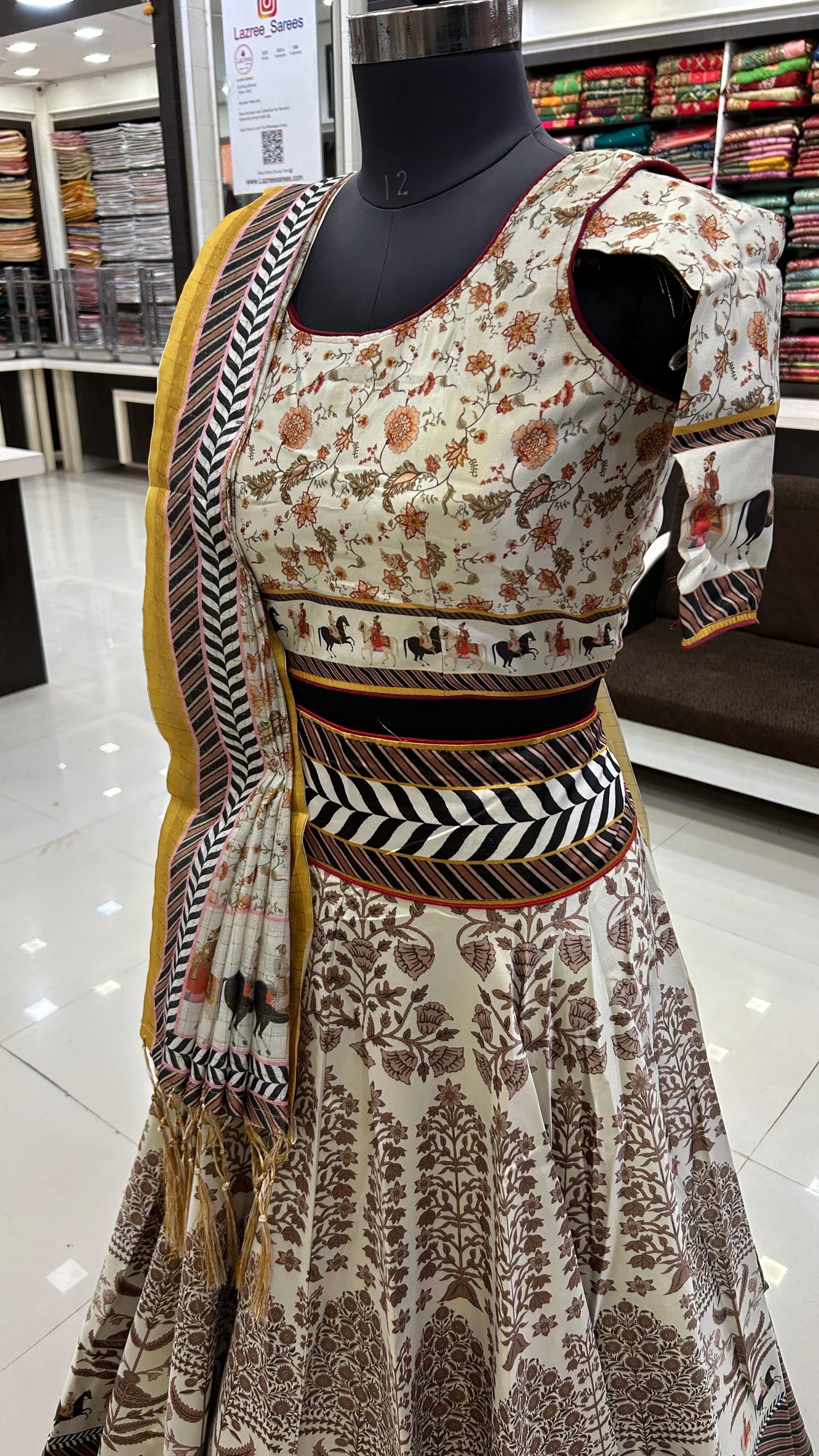 Raj Rajwada 7 Meter flair Lehanga Choli