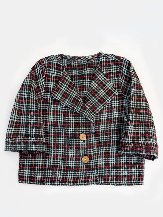 Halemons Baby Boy Fleece Cotton Full Sleeves Jacket Overcoat style-Grey