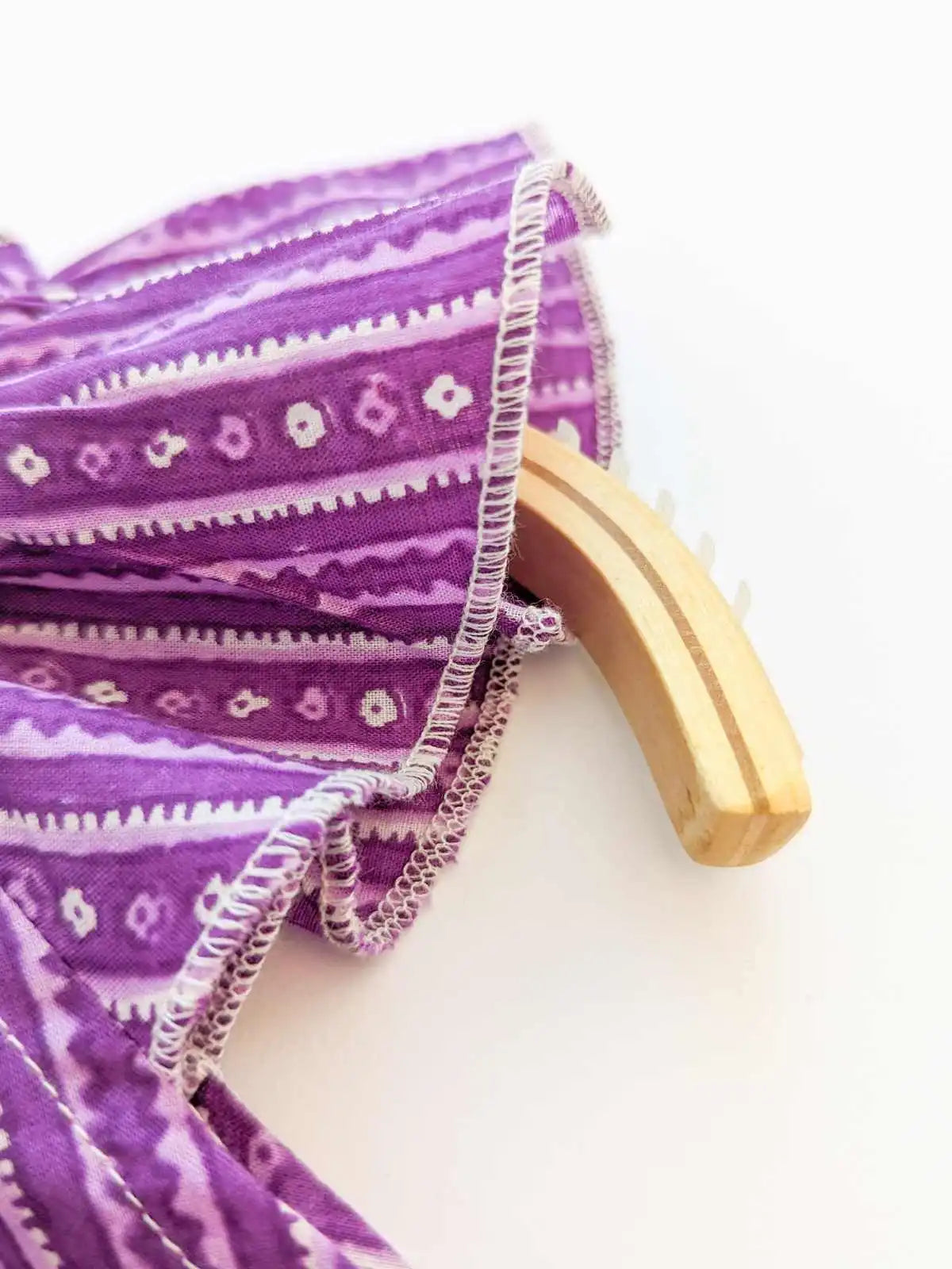 Halemons Baby Girl Cool Tulip Pure Cotton Floral Short Sleeve Jabla - Purple