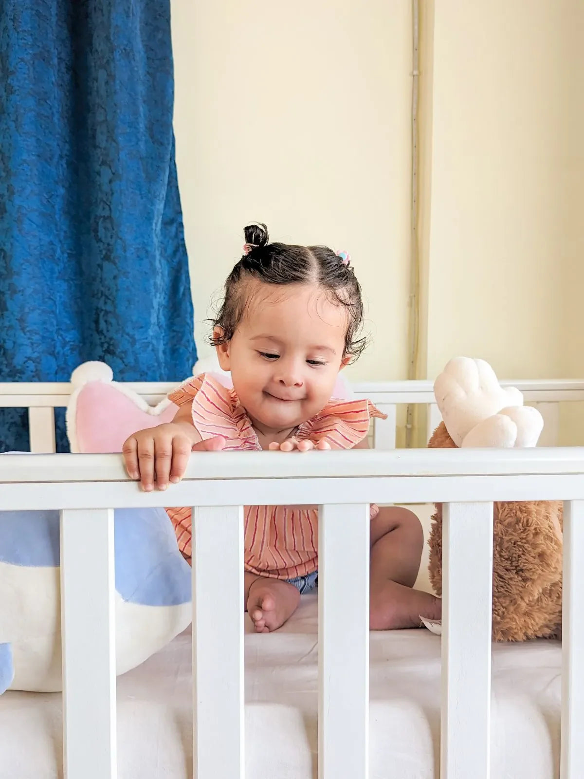 Halemons Baby Girl Summer Tulip Pure Cotton Floral Short Sleeve Jabla Pack of 3