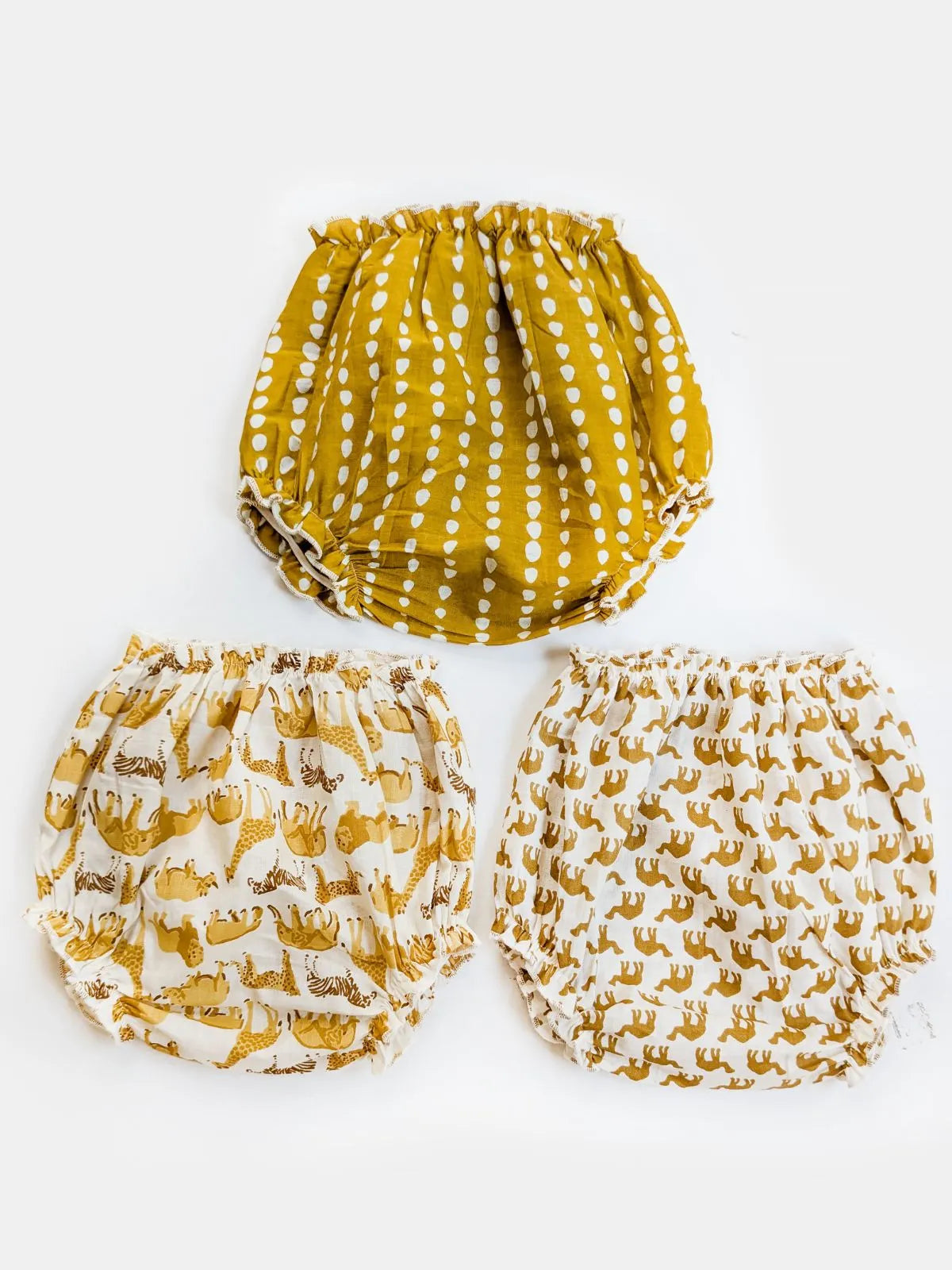Halemons Unisex Cotton Butter Bloomers - Mustard