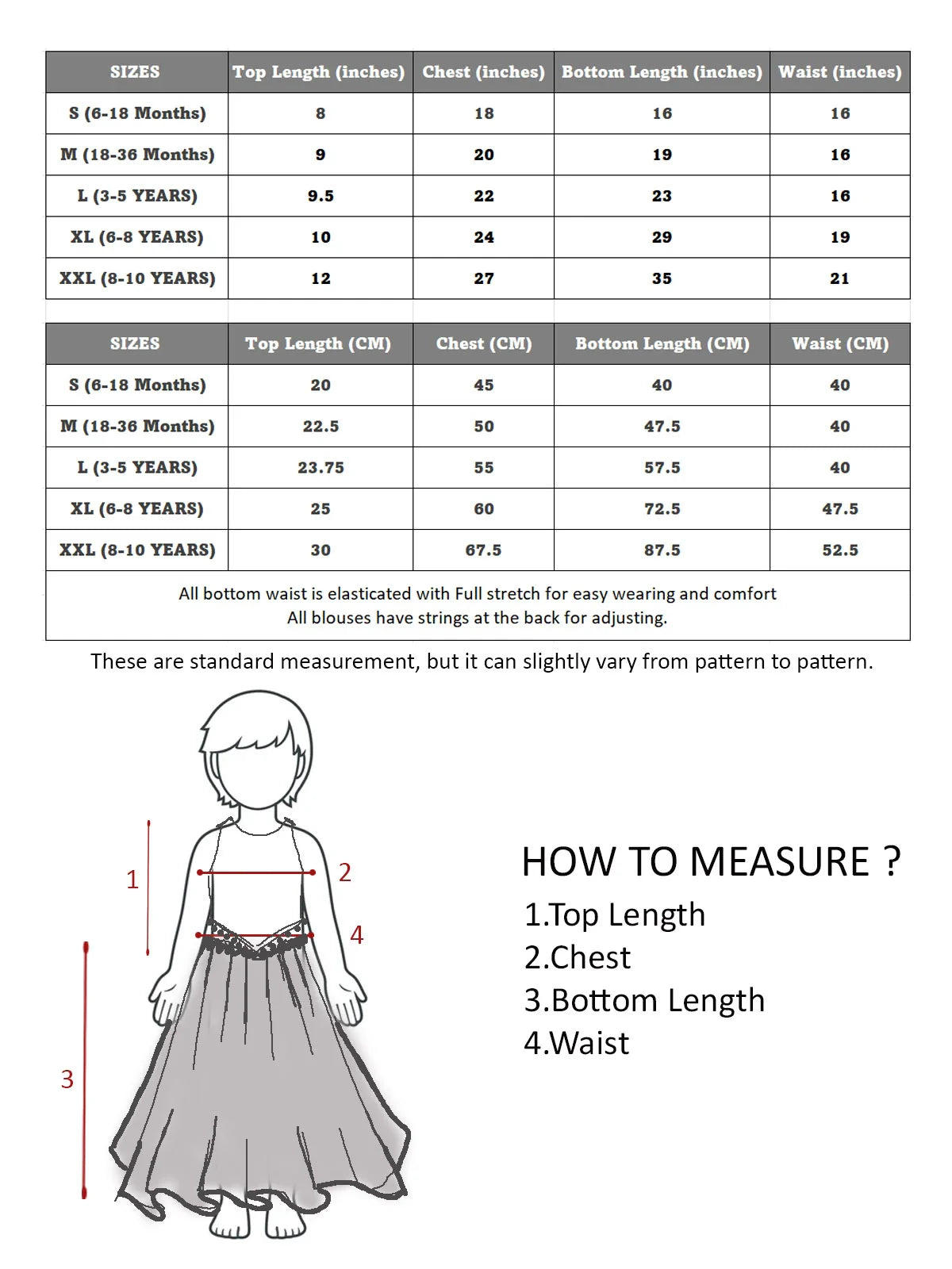 Rose Petals Striped Pleated Lehenga Choli for Girls