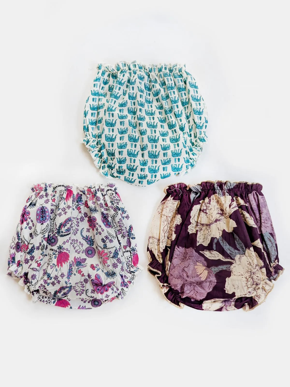 Halemons Unisex Cotton Butter Bloomers World's Softest Elastic - Purple