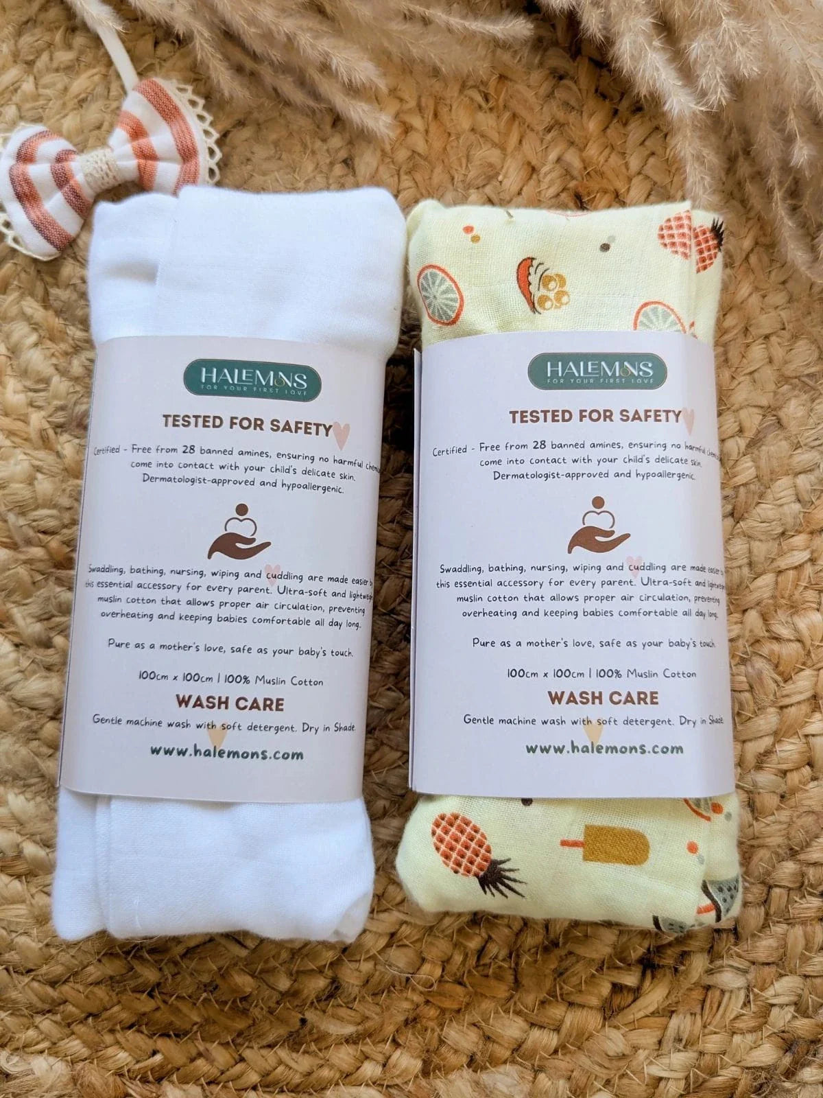 Muslin Pineapple Swaddle-pack of 2