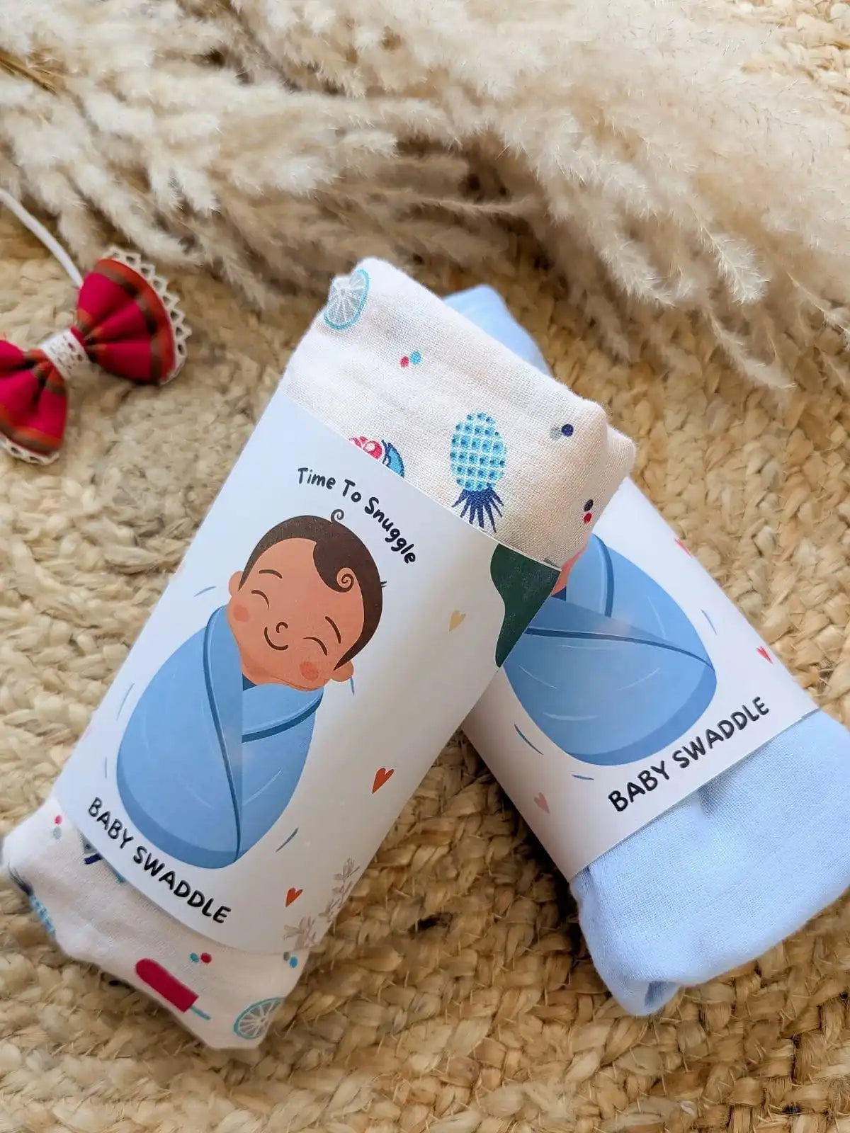 Muslin Pineapple Ice-Cream Swaddle - Pack of 2