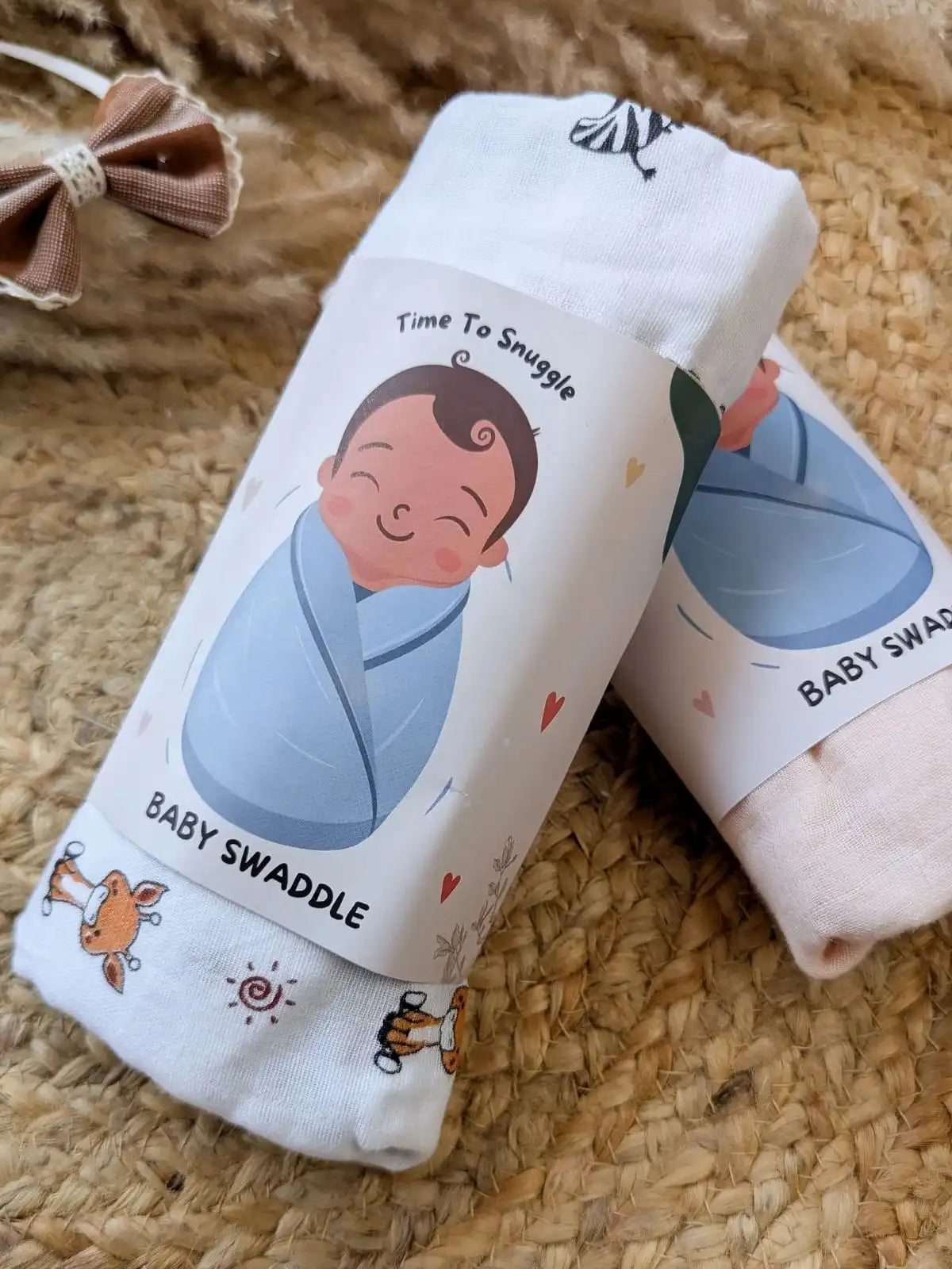 Muslin Giraffe Swaddle-pack of 2