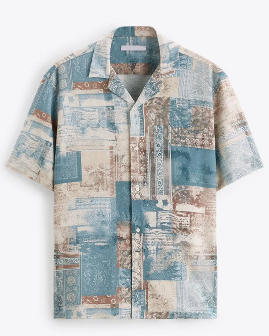 Stylish Casual Printed Half Sleeve Shirt For Men