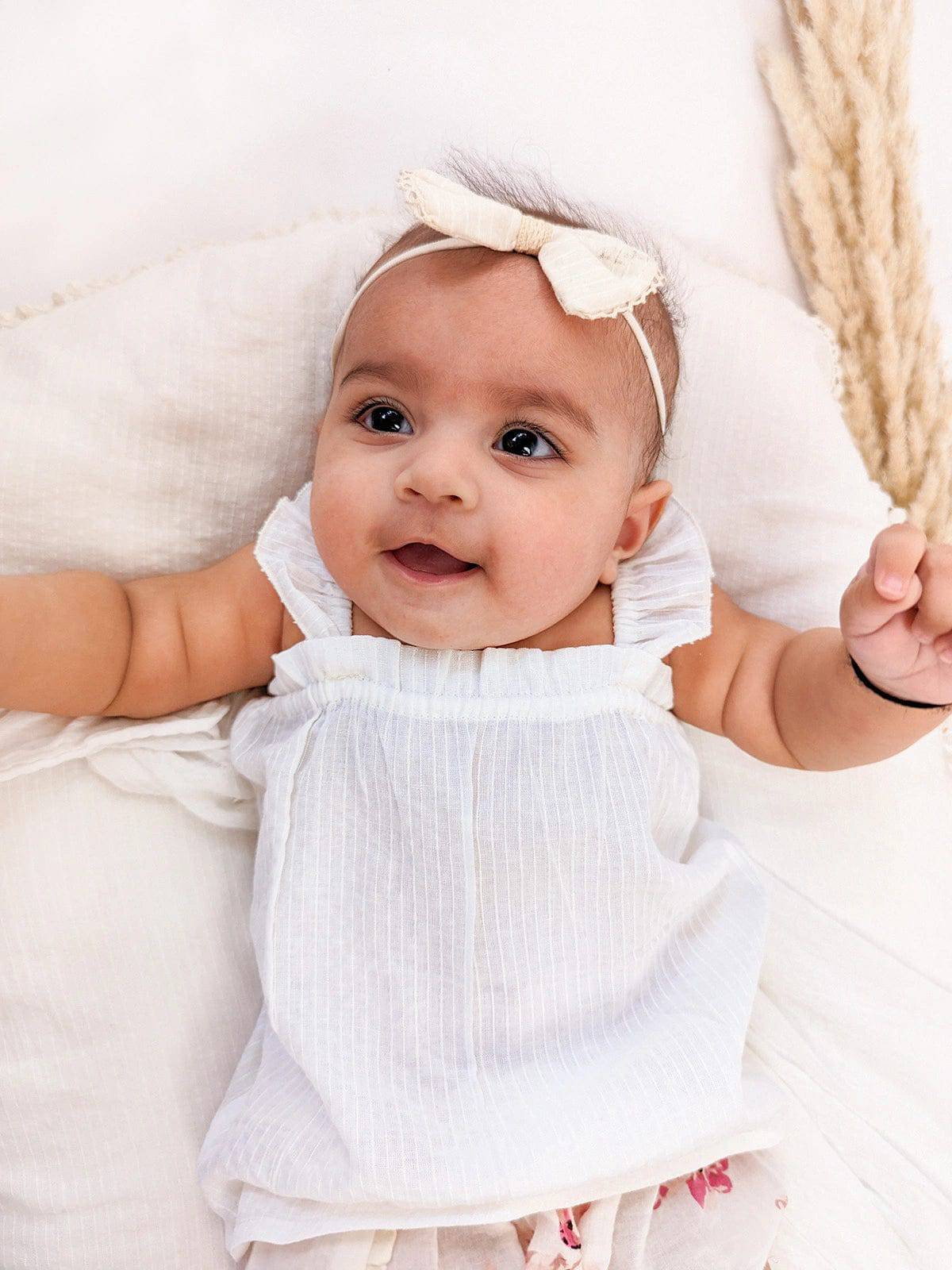 Breezy Bloom 100% Cotton Newborn Tunic with Frill- pack of 3