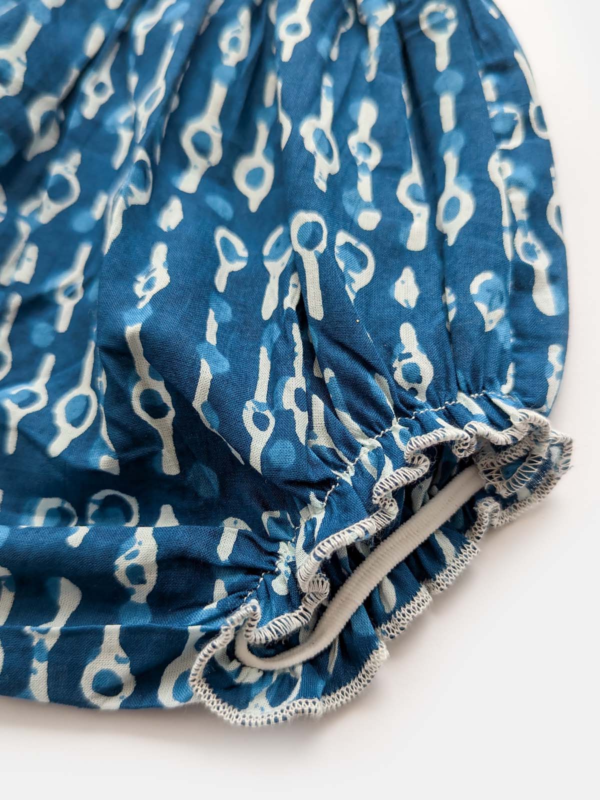 Halemons Baby Girl Pure Cotton Butter Bloomers World's Softest Elastic - Blue